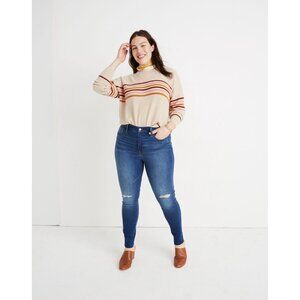 Madewell Jeans Size 32 10" Roadtripper: Knee-Rip Edition
